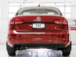Volkswagen Jetta Performance Exhaust - AWE Tuning - Cat Back Track Edition - Diamond Black - `09-`14